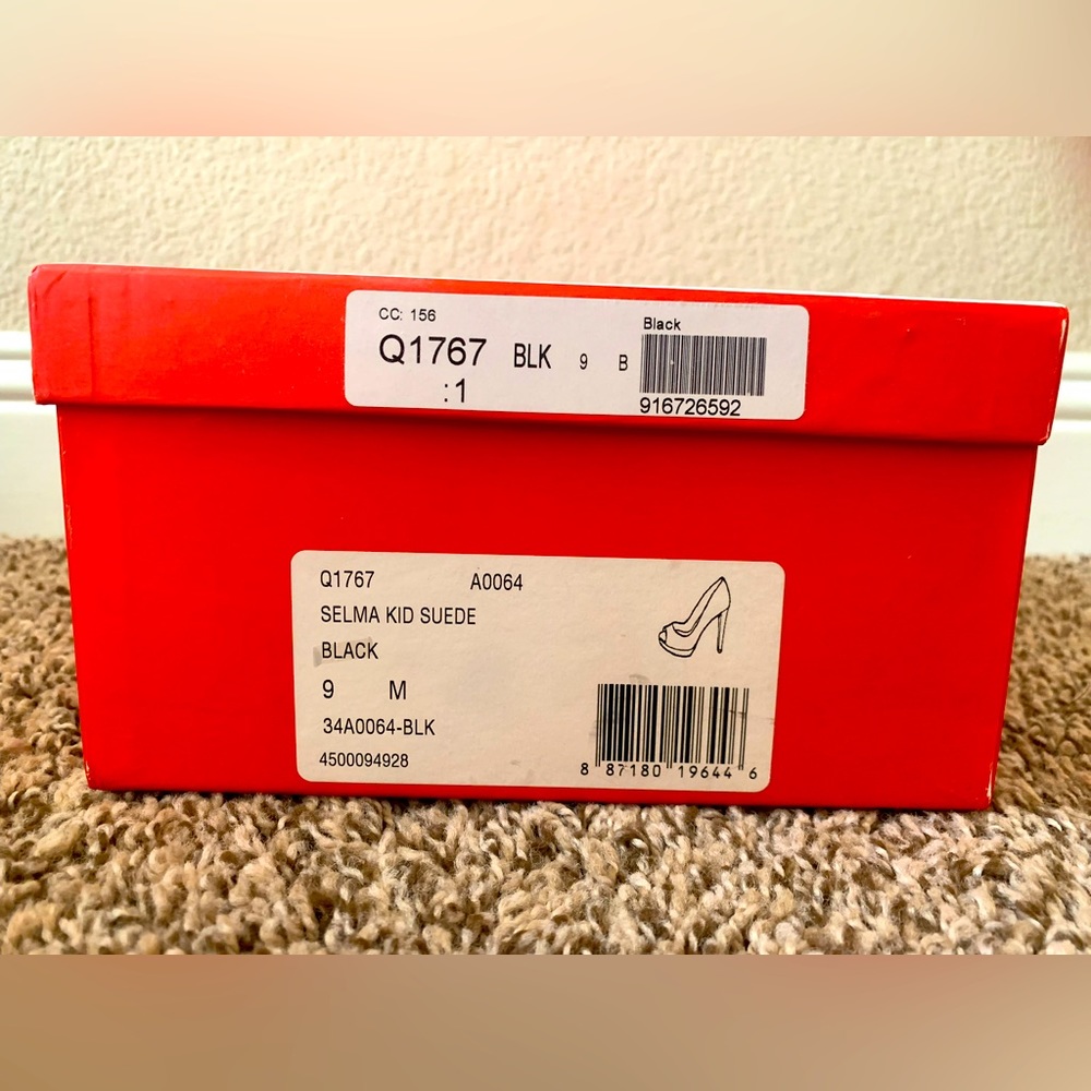 COACH open toe heels, color black, size 9! You will rock!! - Picture 6 of 6